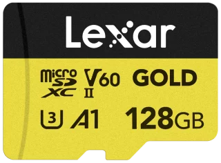 Lexar Pro Gold 128GB microSDXC UHS-II (R280/W100) -muistikortti