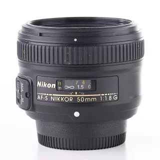 Nikon AF-S Nikkor 50mm f/1.8 G (käytetty)