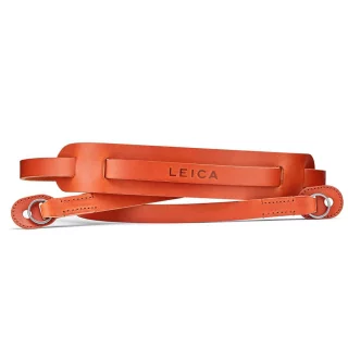 Leica Carrying Strap with Shoulderpad -kamerahihna - Konjakinruskea