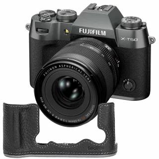 Fujifilm X-T50 + XF 16-50mm F2.8-4.8 R LM WR Kit - Charcoal Silver