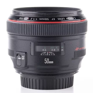 Canon EF 50mm f/1.2 L USM (käytetty) (sis. ALV)