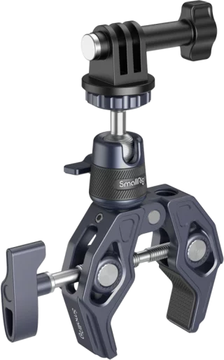 SmallRig 4102 Super Clamp with 360 Ballhead Mount for Action Cameras