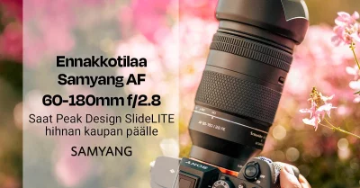 Samyang AF 60-180mm ennakkotilaajan etu
