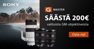 Sony G Master zoom-objektiivi kampanja