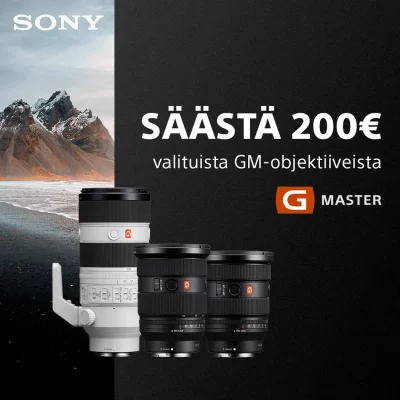 Sony G Master zoom-objektiivi kampanja