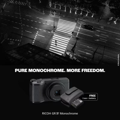 Ricoh GR IV Monochrome kampanja