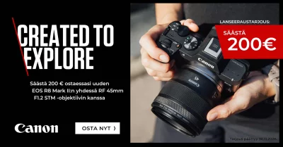 Canon EOS R8 Mark II julkaisukampanja