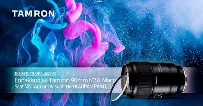 Tamron 90mm f/2.8 Di III Macro VXD ennakkotilaajan etu